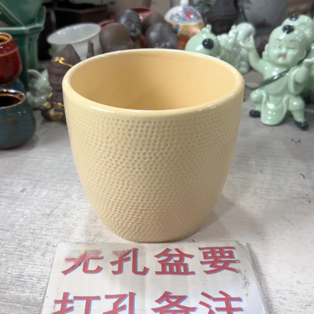 口径  13*13陶瓷绿植多肉微瑕花盆