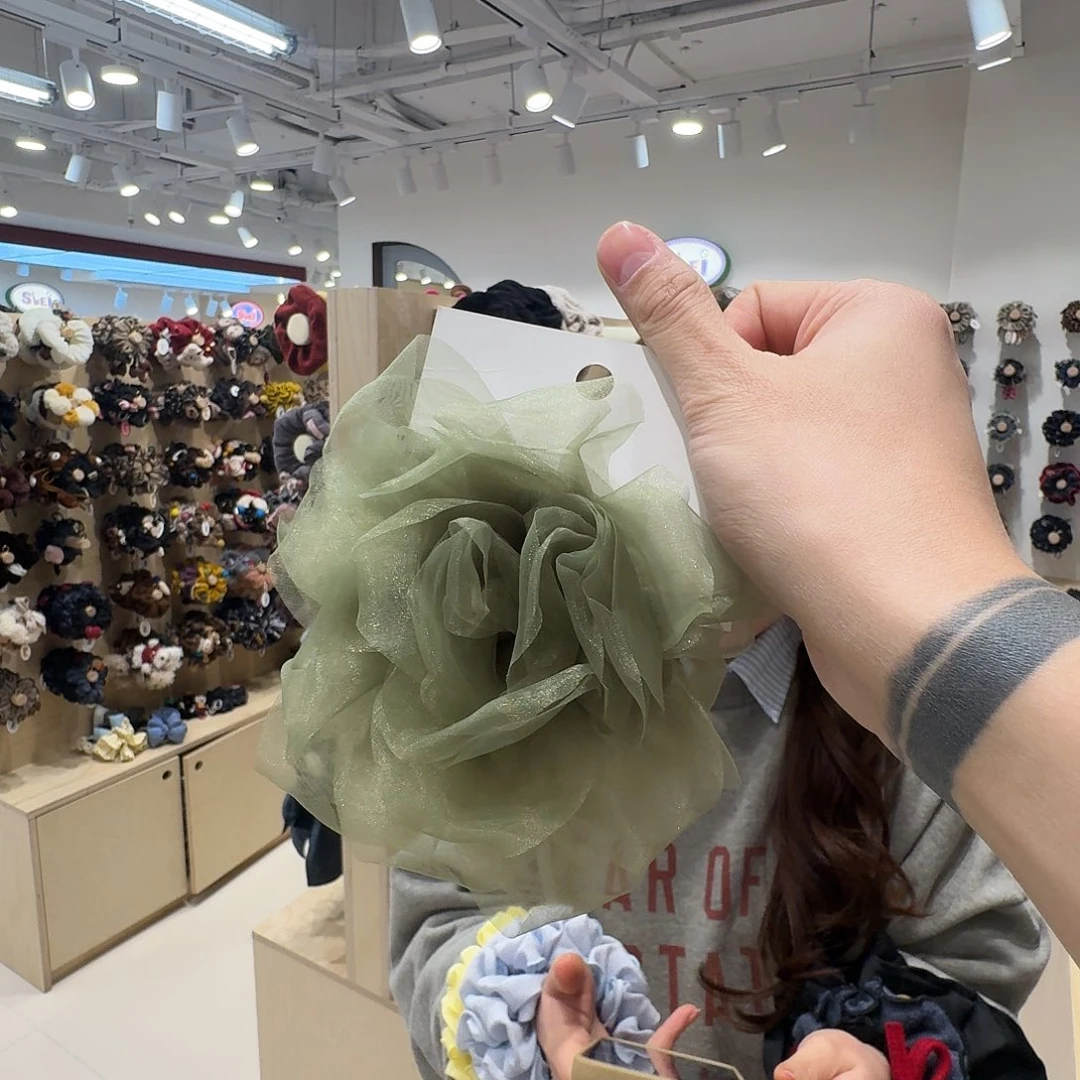 非金属绿色花花抓夹