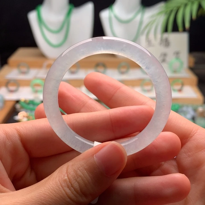 翡翠未镶嵌手镯天然缅甸A货翡翠宝宝镯