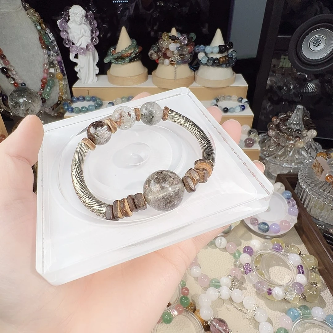 水晶手链未镶嵌幽灵半镯