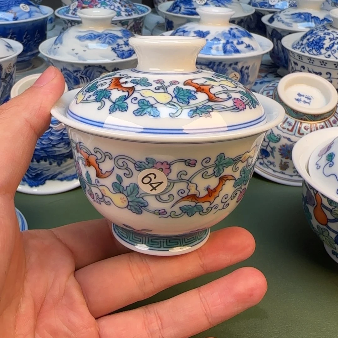 彦祖纯手工手绘茶具64