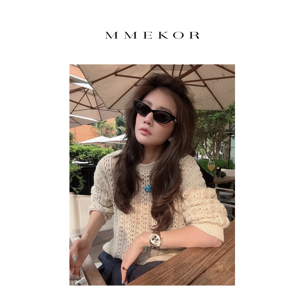 MMEKOR“春日藤蔓”针织衫 2025新款活力常青藤时髦上衣 89523