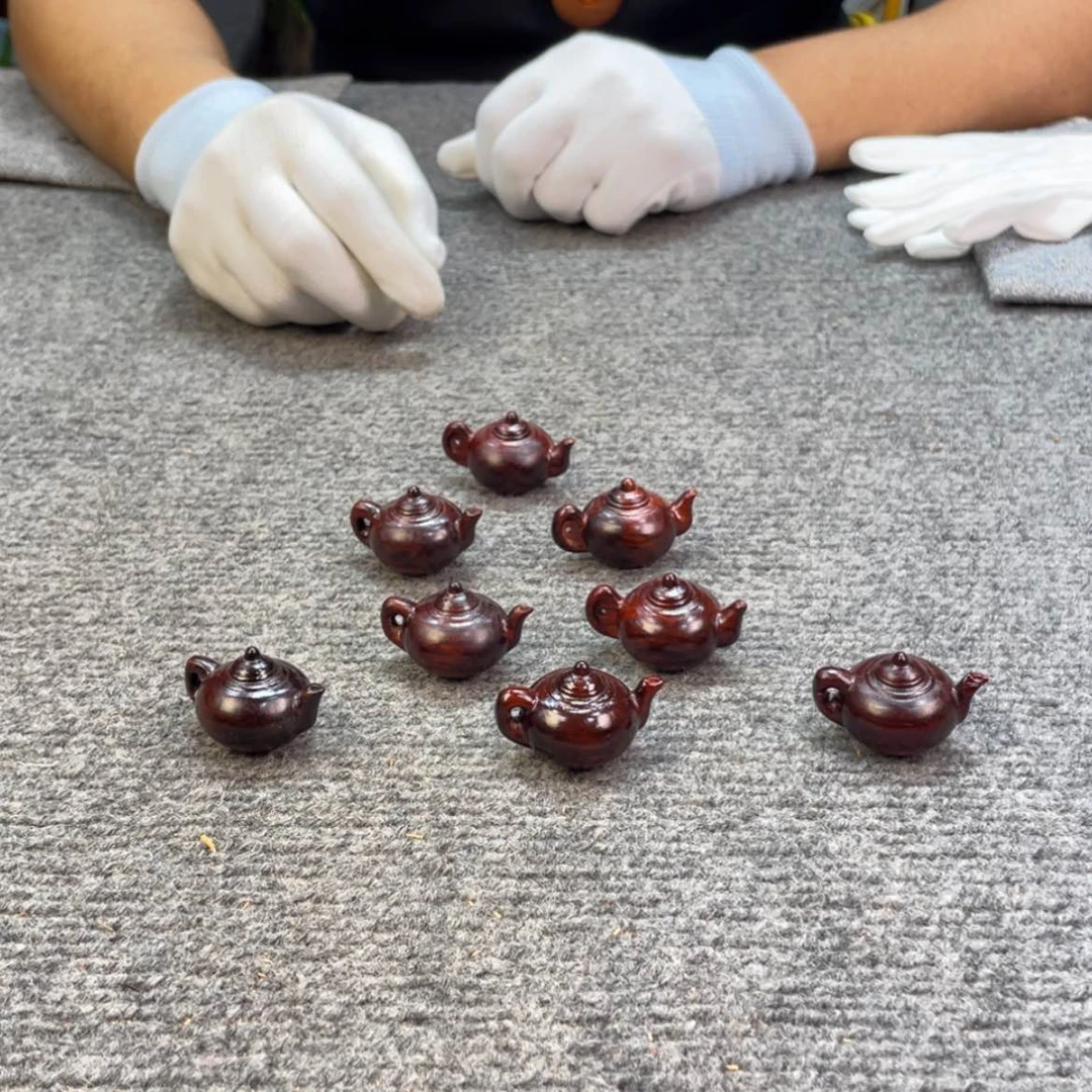 【闪购商品】非洲紫檀（红花梨）到手一个，把把壶