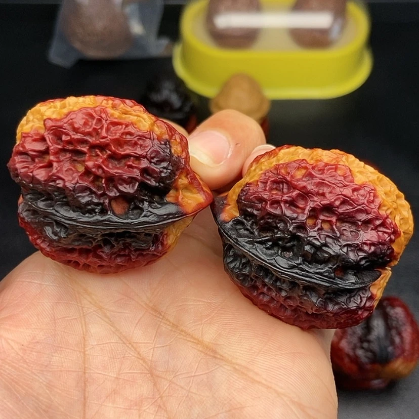 【闪购商品】把件文玩核桃39尺领头羊蟾