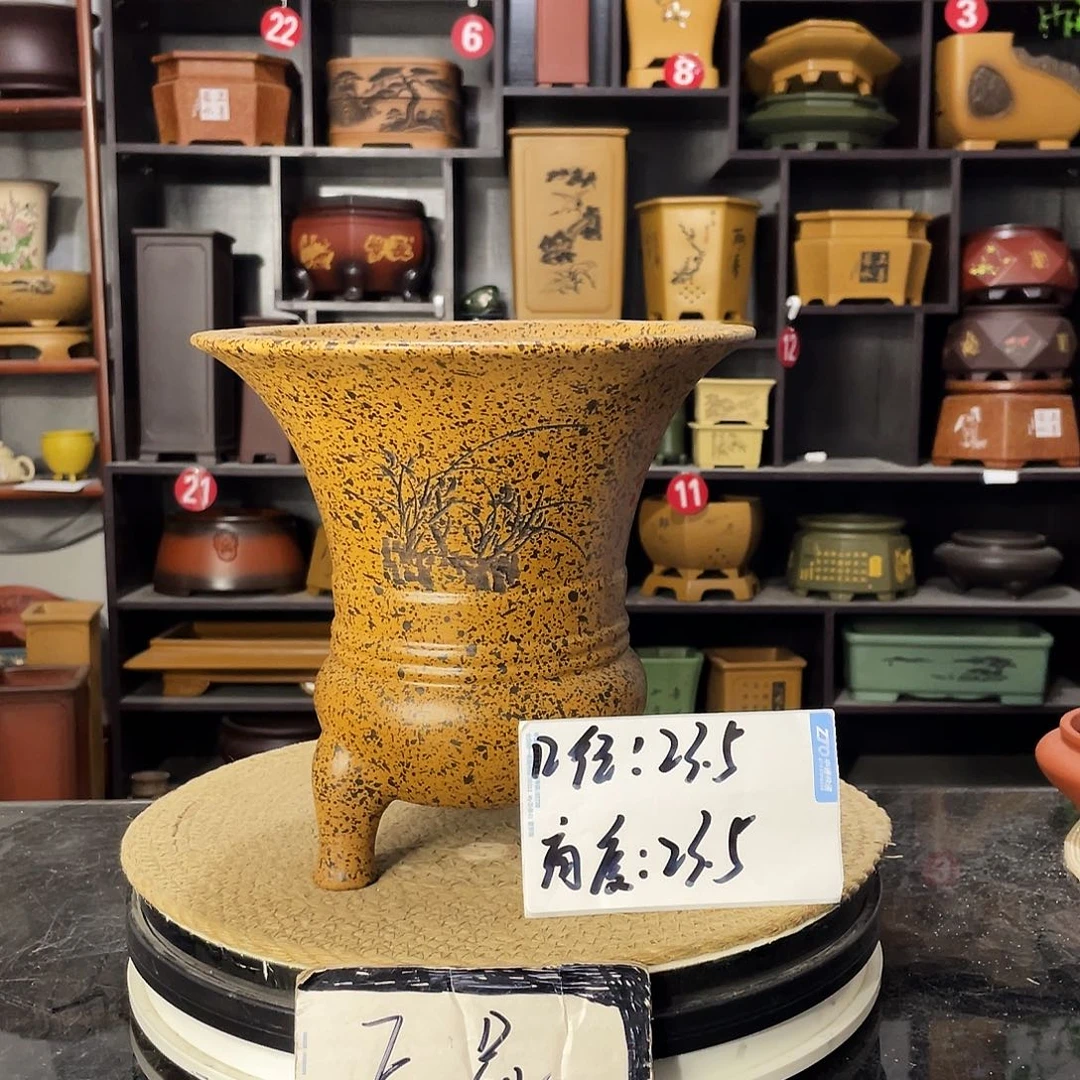 D-盆尚好紫砂花盆