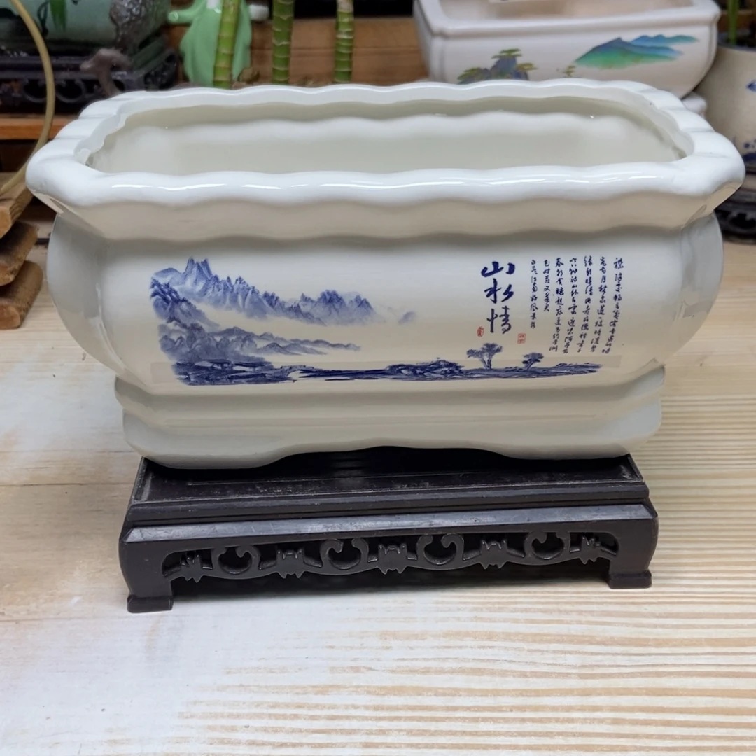 瓷片陶瓷花盆陶瓷艺术