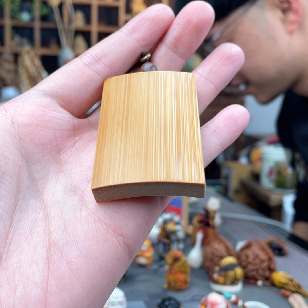 木方颜竹木艺术把件