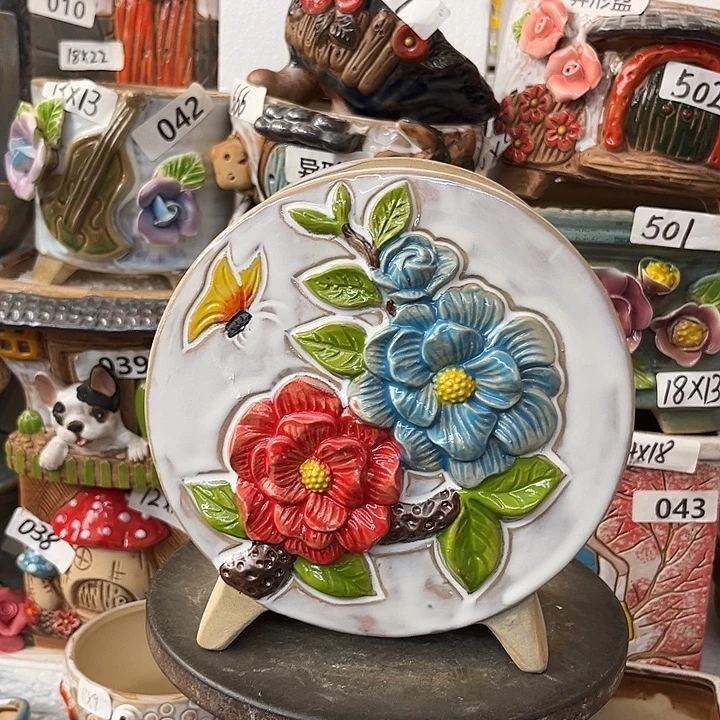 粗陶材质多肉花盆