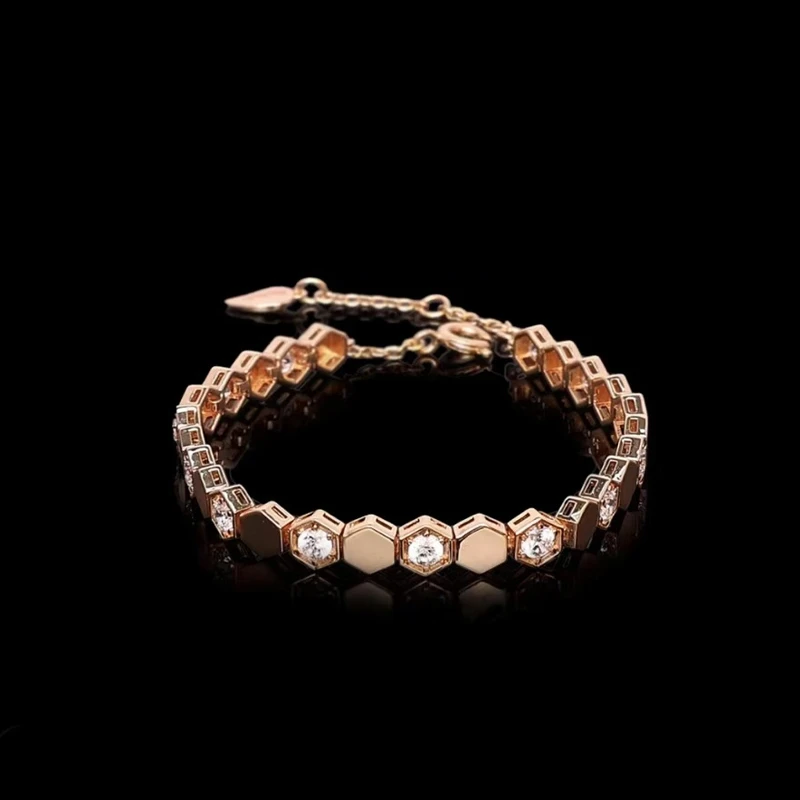 【V金版本】精工CNC 蜂巢手链1455