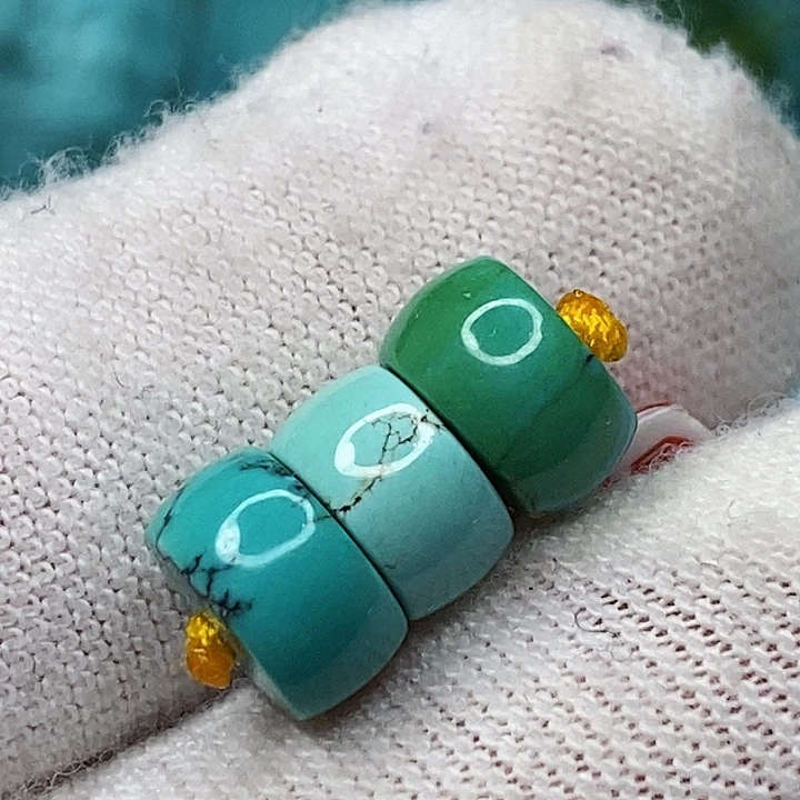 未镶嵌绿松石天然原矿 带武汉地大证书