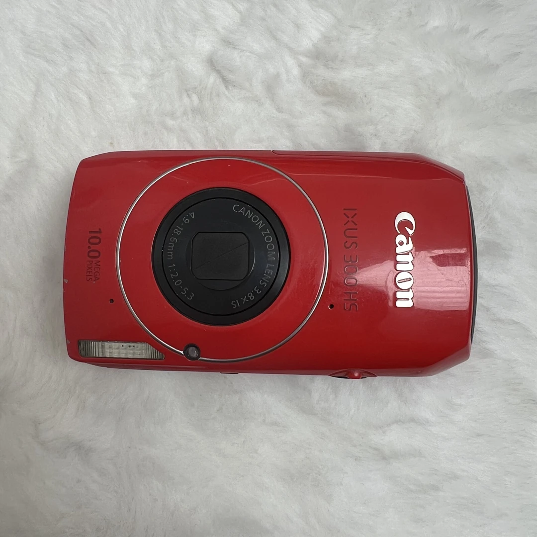 95新 Canon/佳能 ixus300 1000万像素爆款法拉利红全套配件齐全