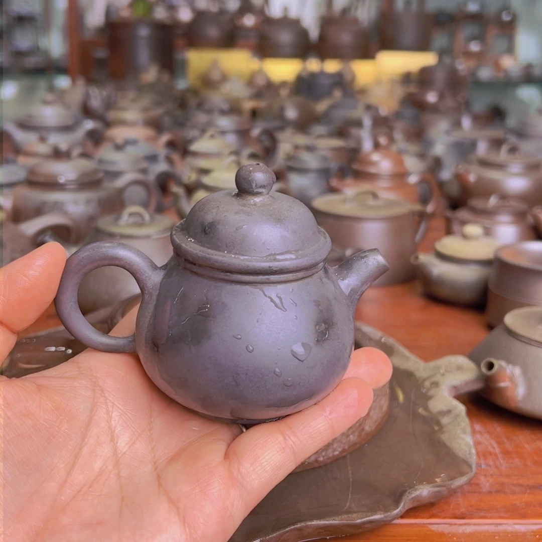 贵台龙窑柴烧茶壶98