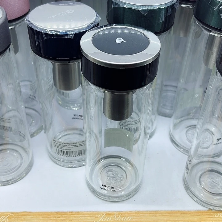 万象品牌单层玻璃杯U193黑