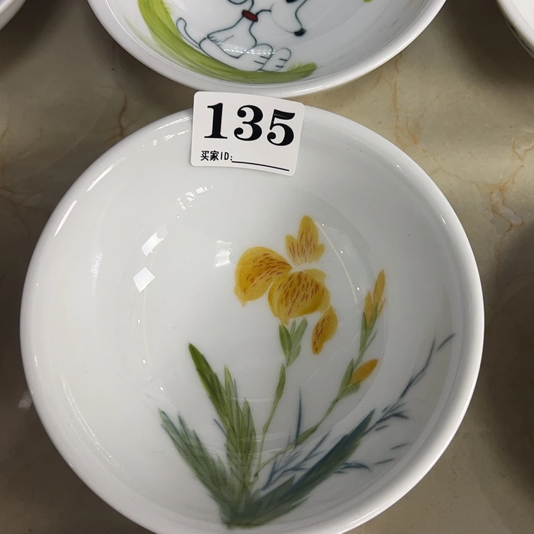 瓷片景德镇陶瓷手工手绘制作