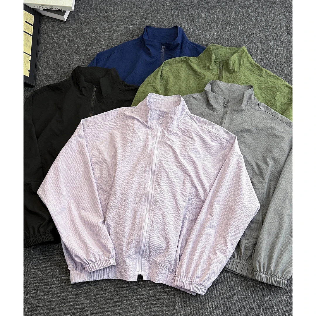 夏季cleanfit短宽版型防晒夹克百搭美式复古外套ins男女情侣款潮