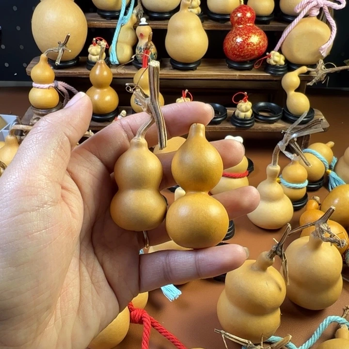 天然葫芦手把件摆件
