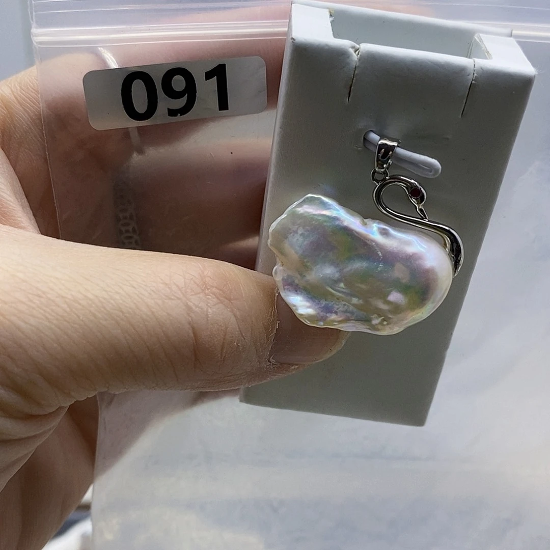 颈饰合金淡水珍珠
