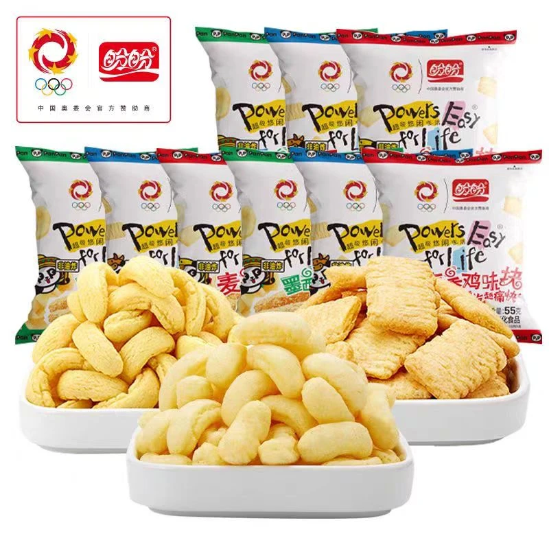 盼盼鸡味块105g非油炸0反式脂肪酸儿童膨化童年休闲追剧零食