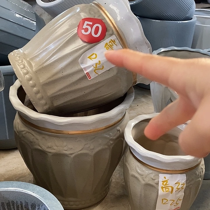 高温烧制特价一套三个盆