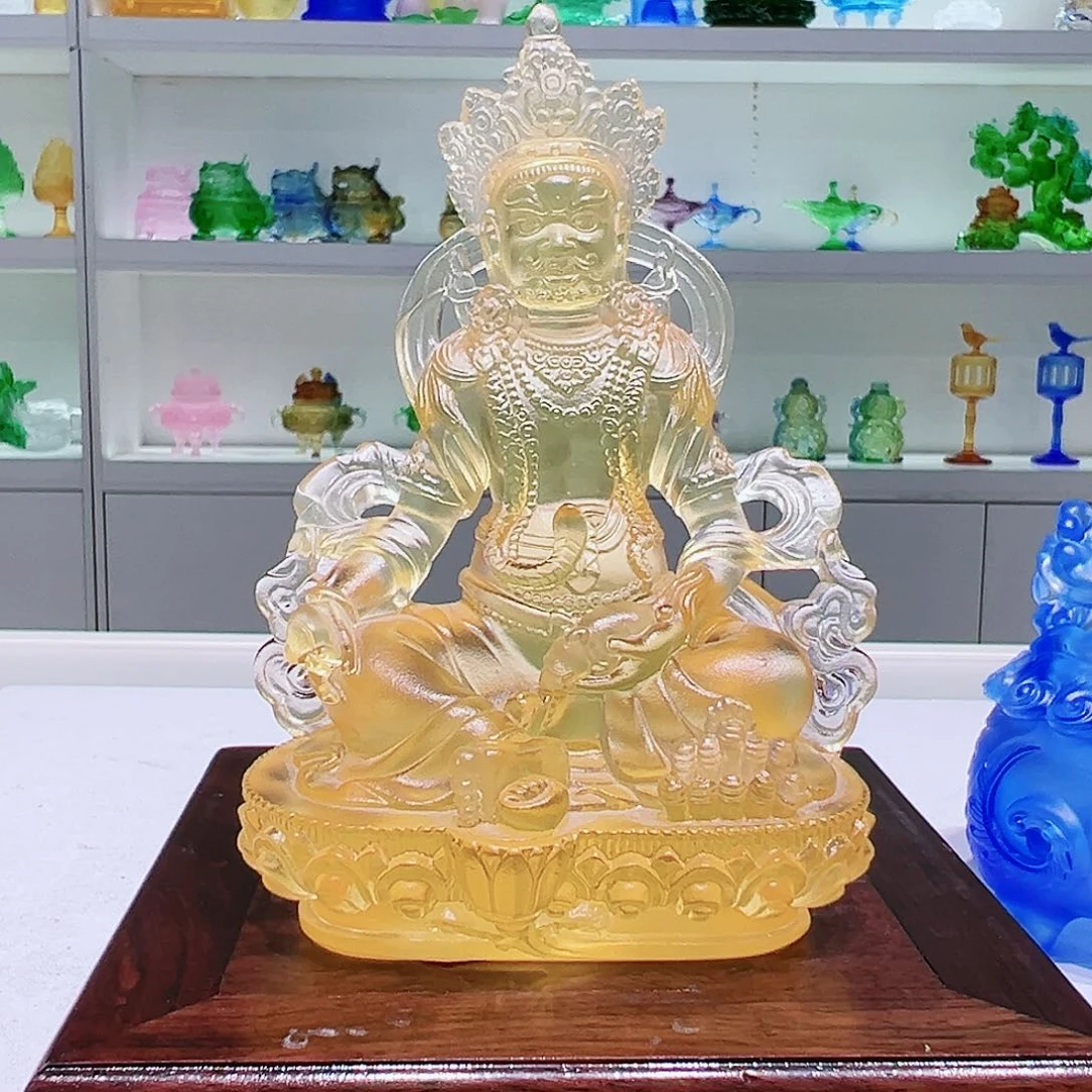 【闪购商品】手工艺品琉璃13cm 黄财神
