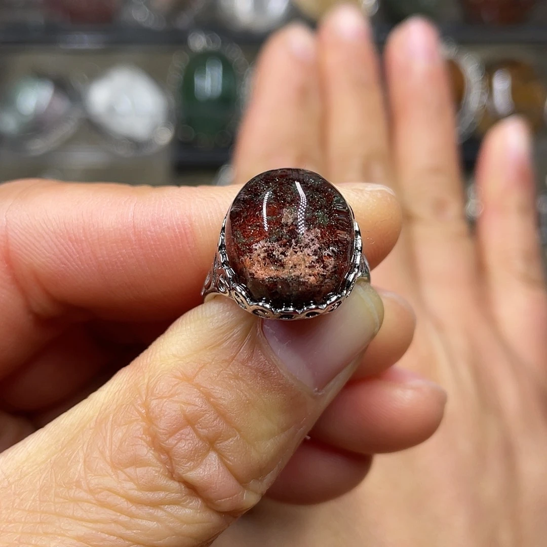 【闪购商品】水晶珠宝半成品银S925镶嵌戒指