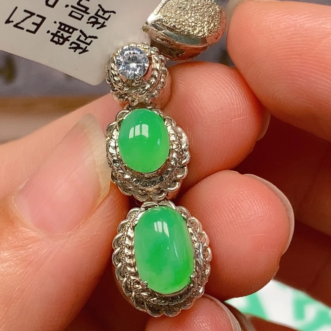 未镶嵌戒指翡翠翡翠蛋面