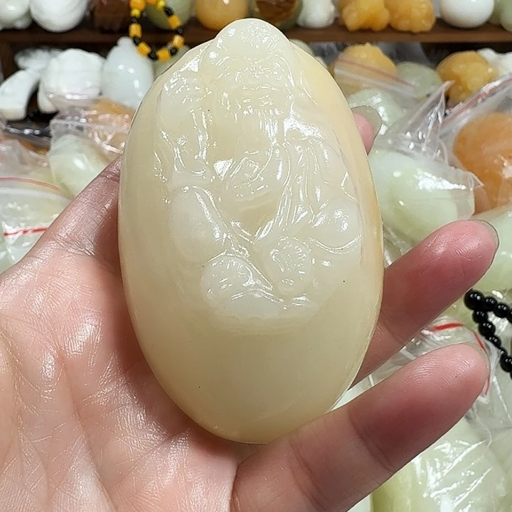 西***马砖雕石头手把件不退不换
