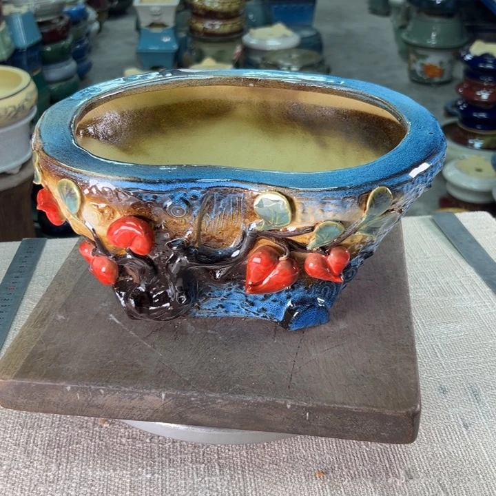 泳坤堂石湾盆陶瓷