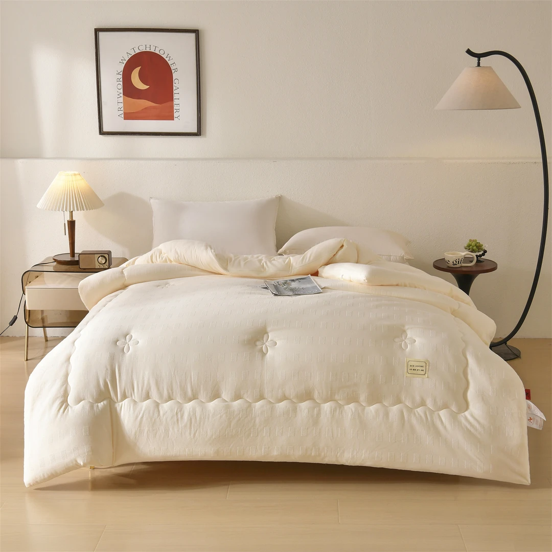 LangSha/浪莎A类华夫格大豆纤维被柔软透气春秋被加厚冬被学生被