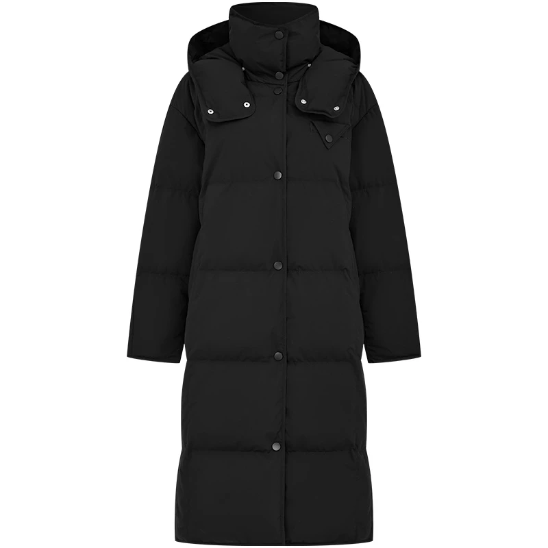 【商场同款】长款羽绒服2023冬季新款连帽休闲保暖外套Y427307114