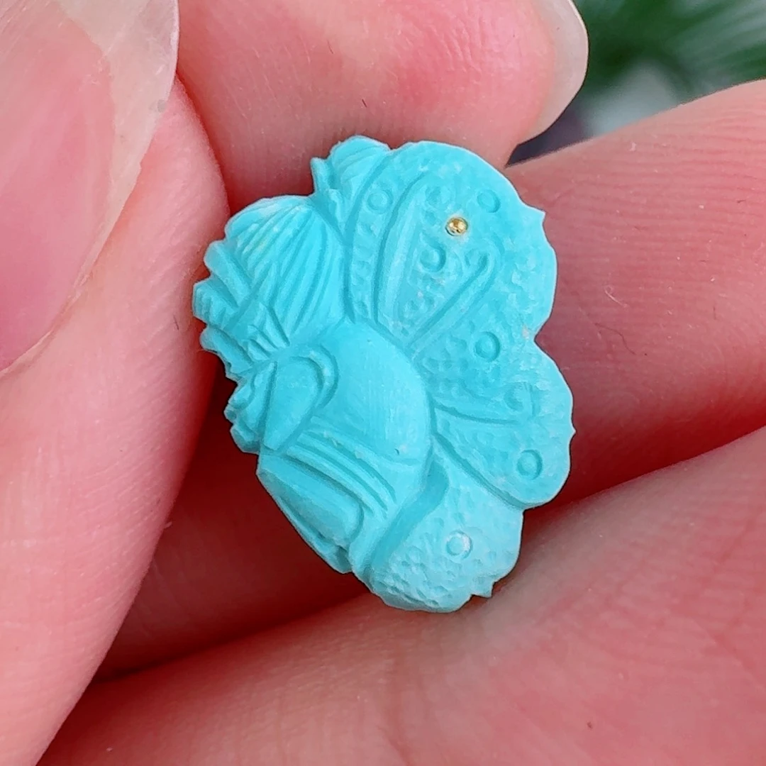 未镶嵌绿松石珠宝奇石