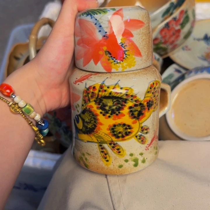 瓷片景德镇陶瓷手工手绘