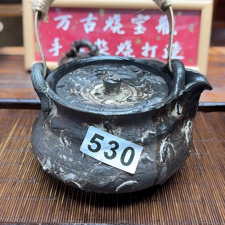 纯手工制作粗陶茶具老*哈