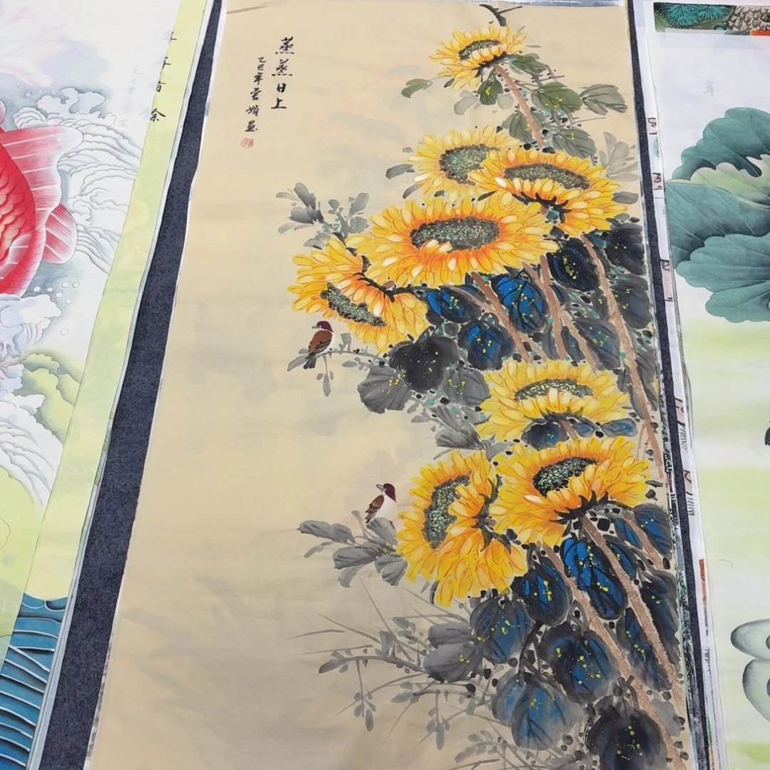 特***博国画140×70精品手绘画画画