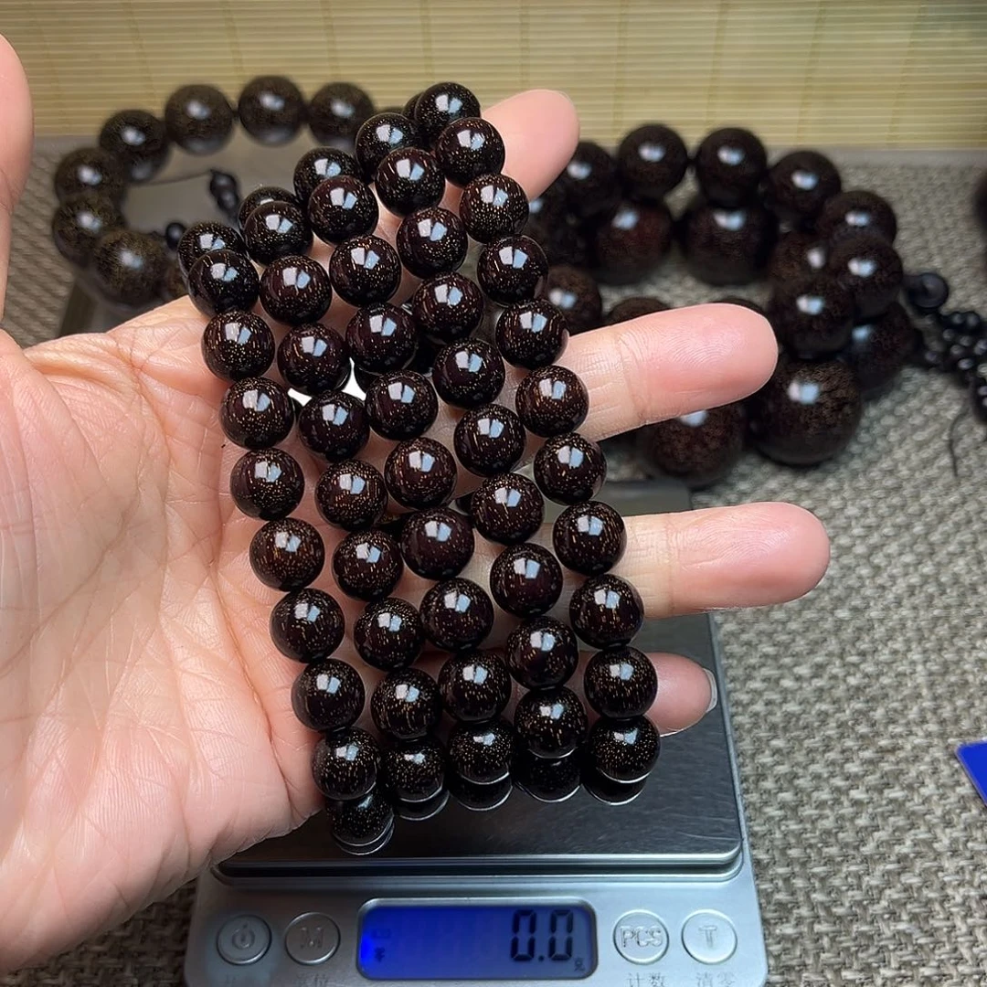 3***5檀香紫檀（小叶紫檀）1.0 108颗 爆星