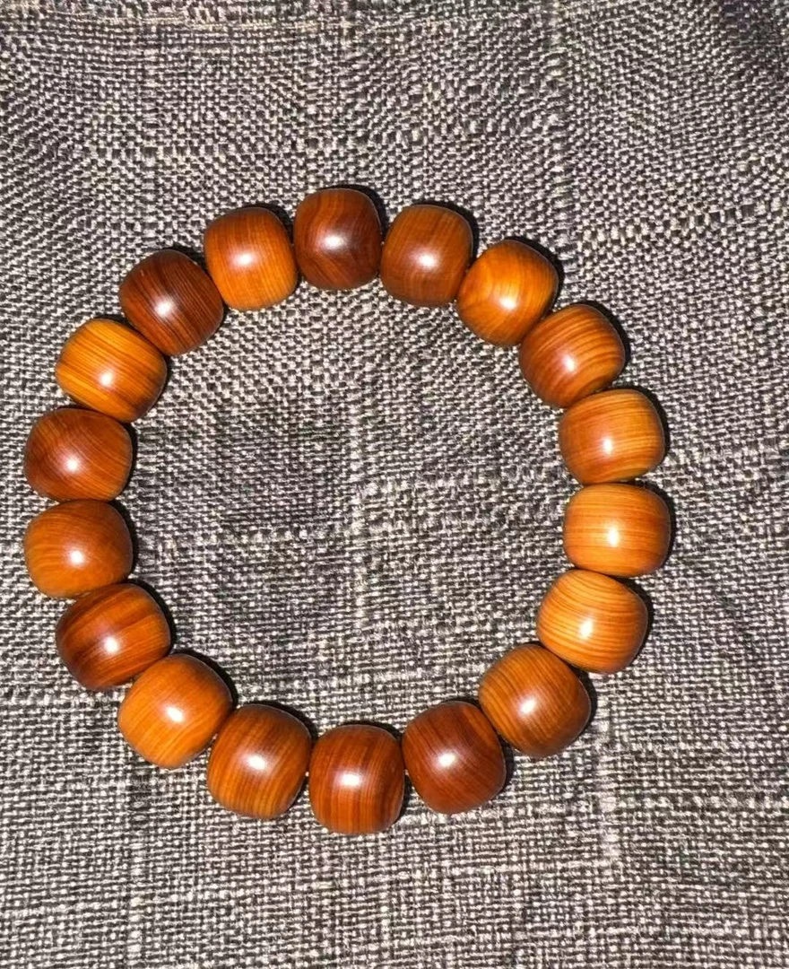 太行崖柏 陈化老料黑油1112老型珠