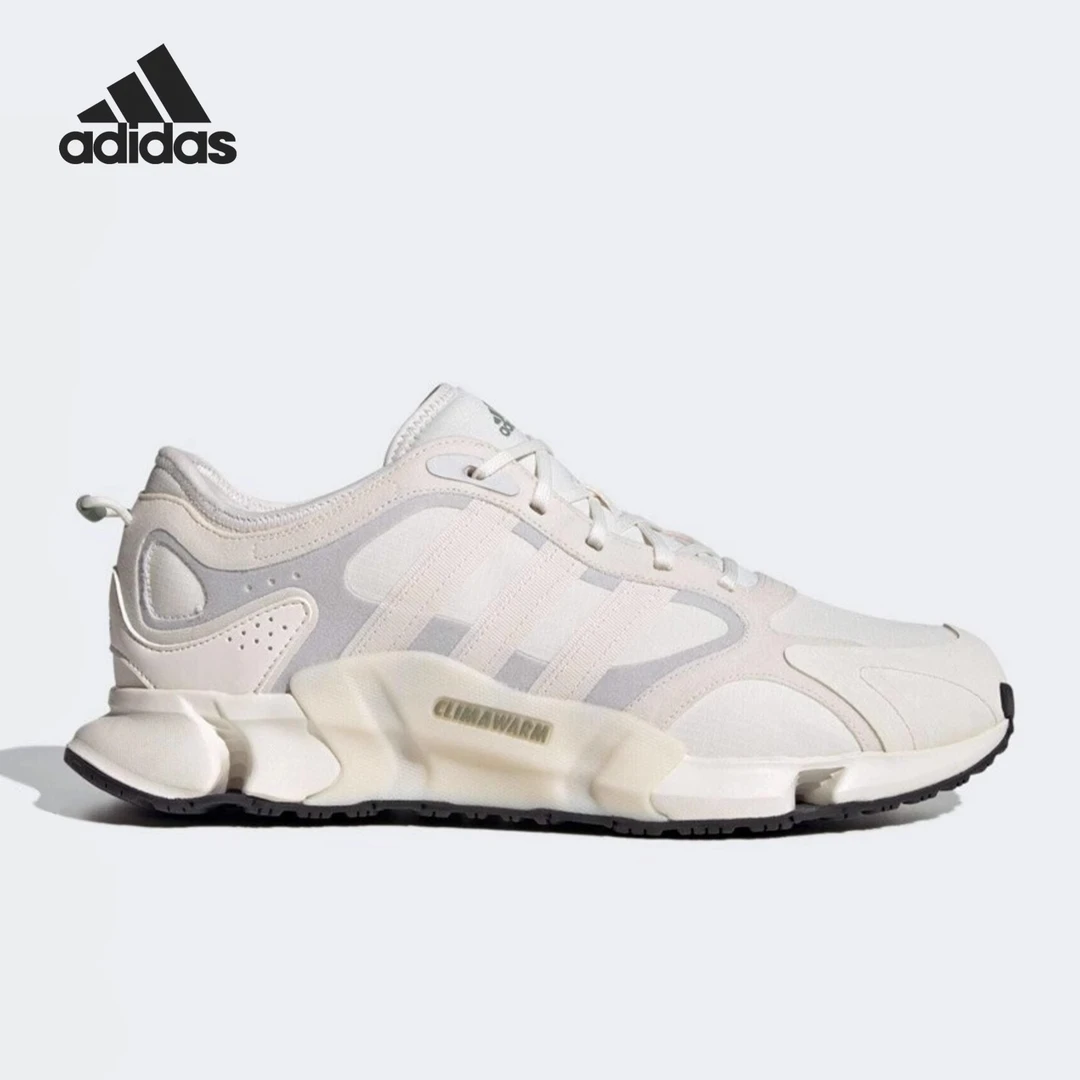 adidas 舒适减震防滑耐磨低帮生活休闲鞋男女同款白色 IF6484
