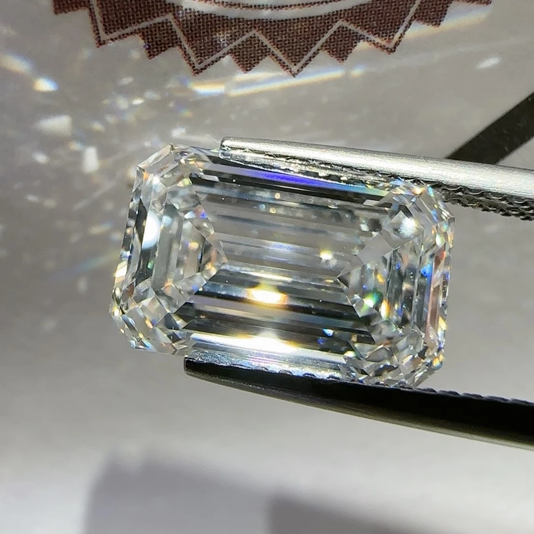 【闪购商品】裸石实验室培育钻石5.07克拉 E VS1上海无改色