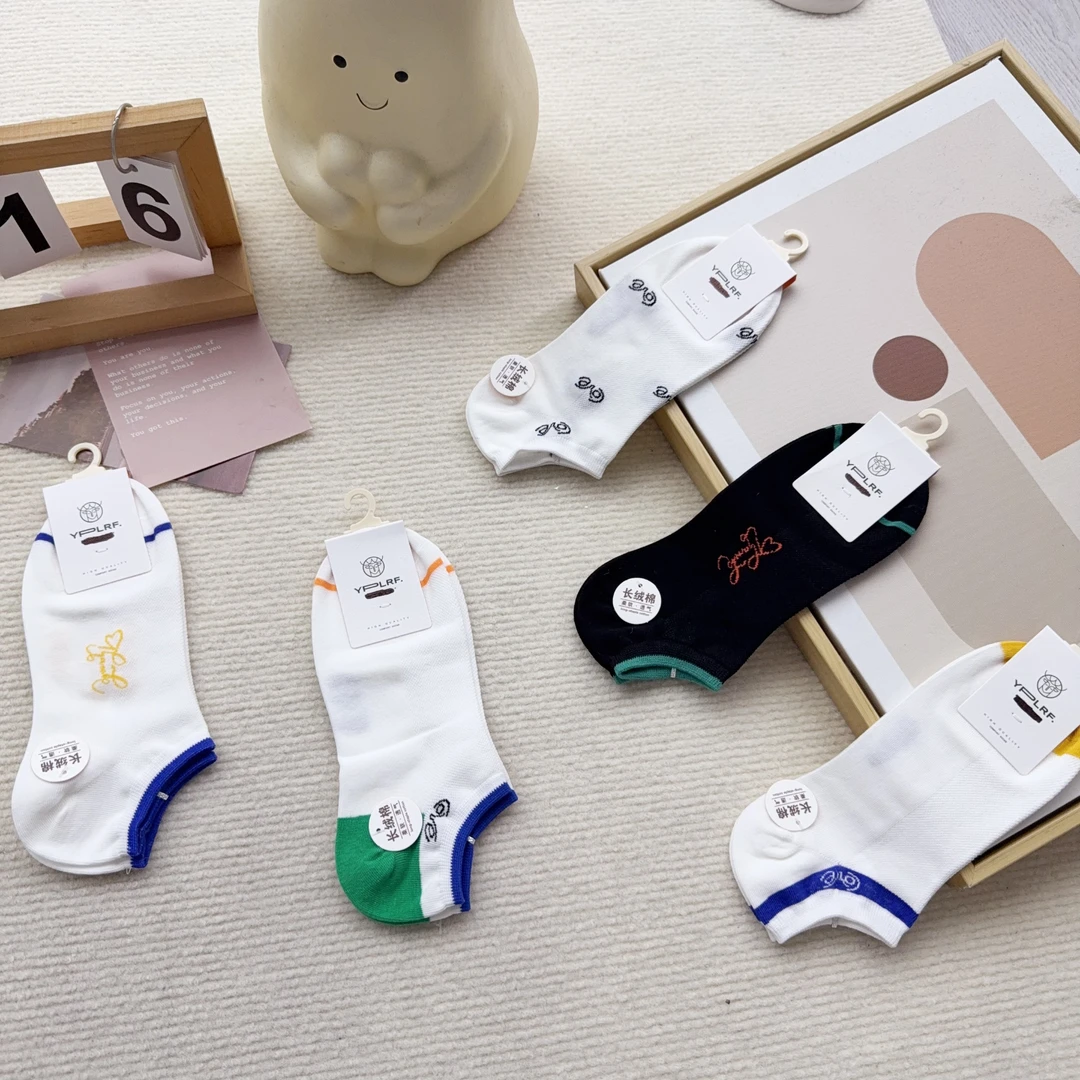 L3010-40 五双女袜休闲时尚春夏船袜WG