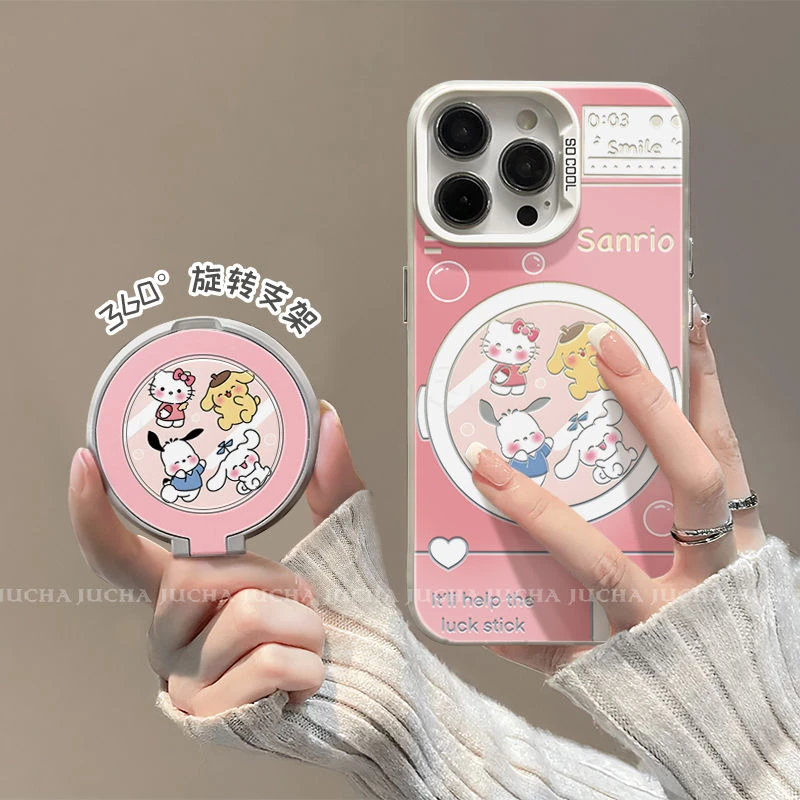 洗衣机三丽鸥适用苹果16plus手机壳卡通可爱OPPO高端华为新款小米