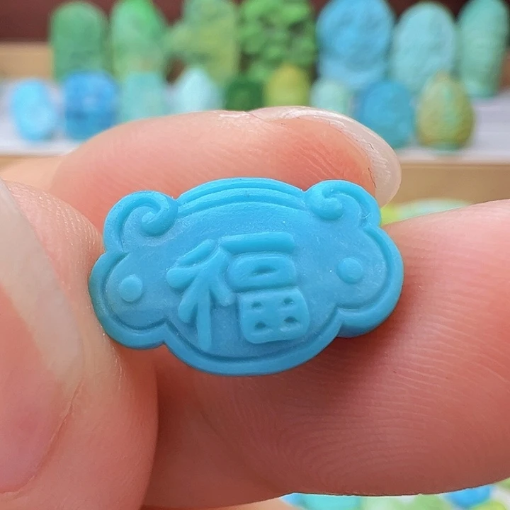 未镶嵌绿松石项链
