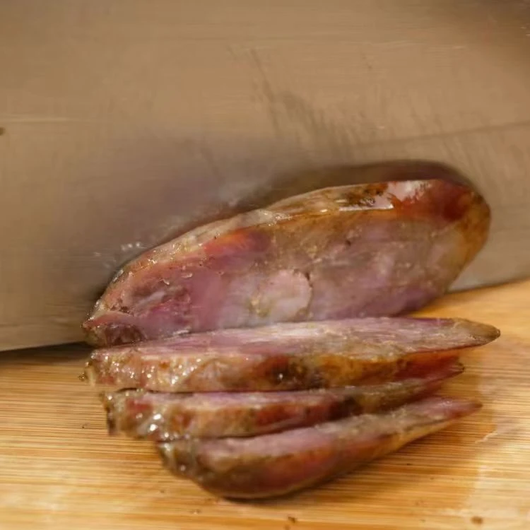 贵州农家柴火烟熏工艺腌制原味腊肠