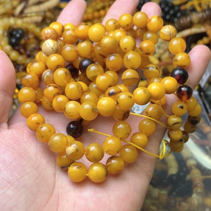 琥珀未镶嵌珠宝奇石