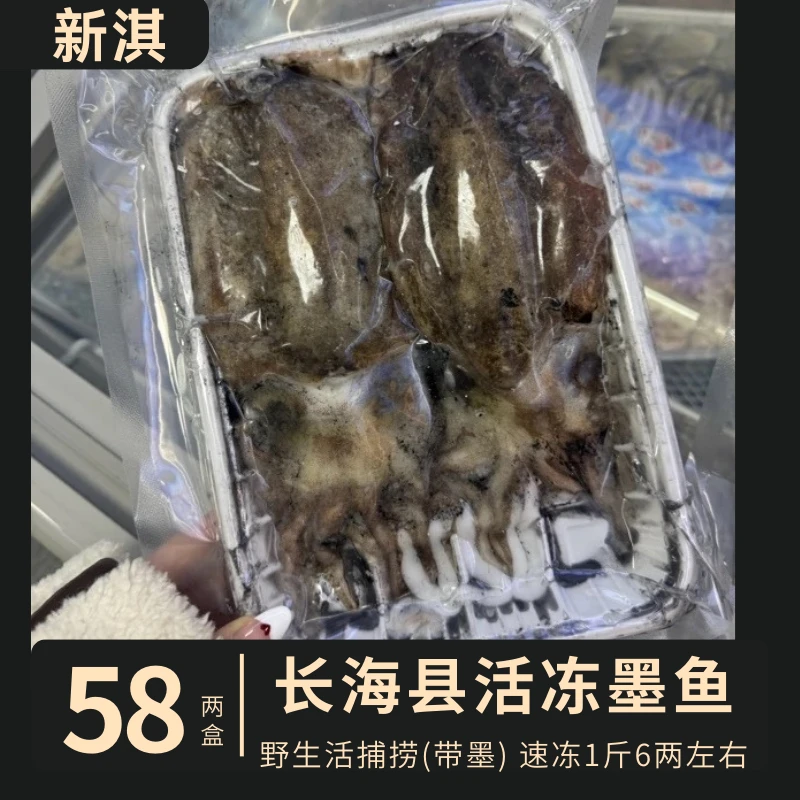 长海县原浆墨鱼1斤以上（两盒）墨鱼哪里有卖