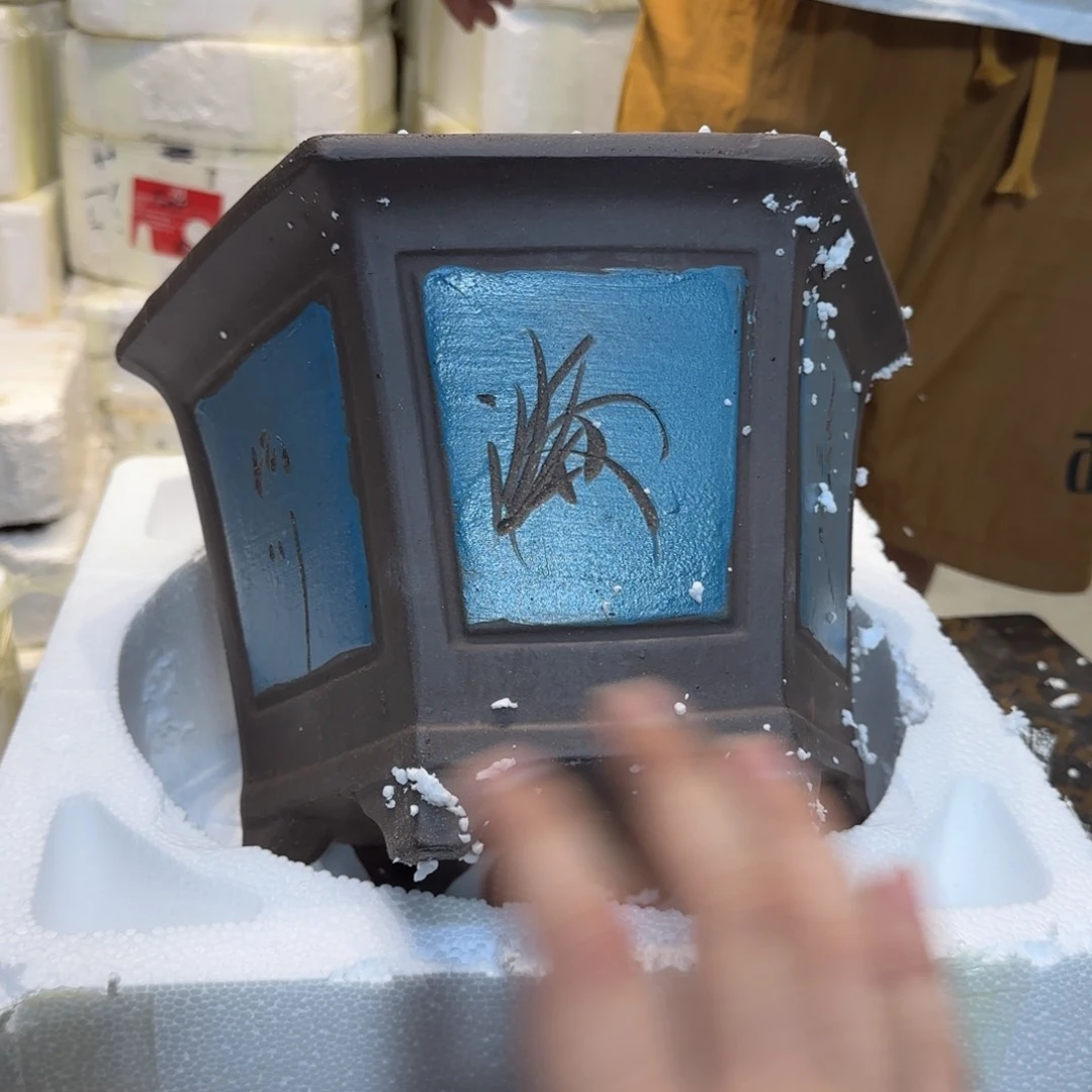 紫砂花盆口径27 24高度18