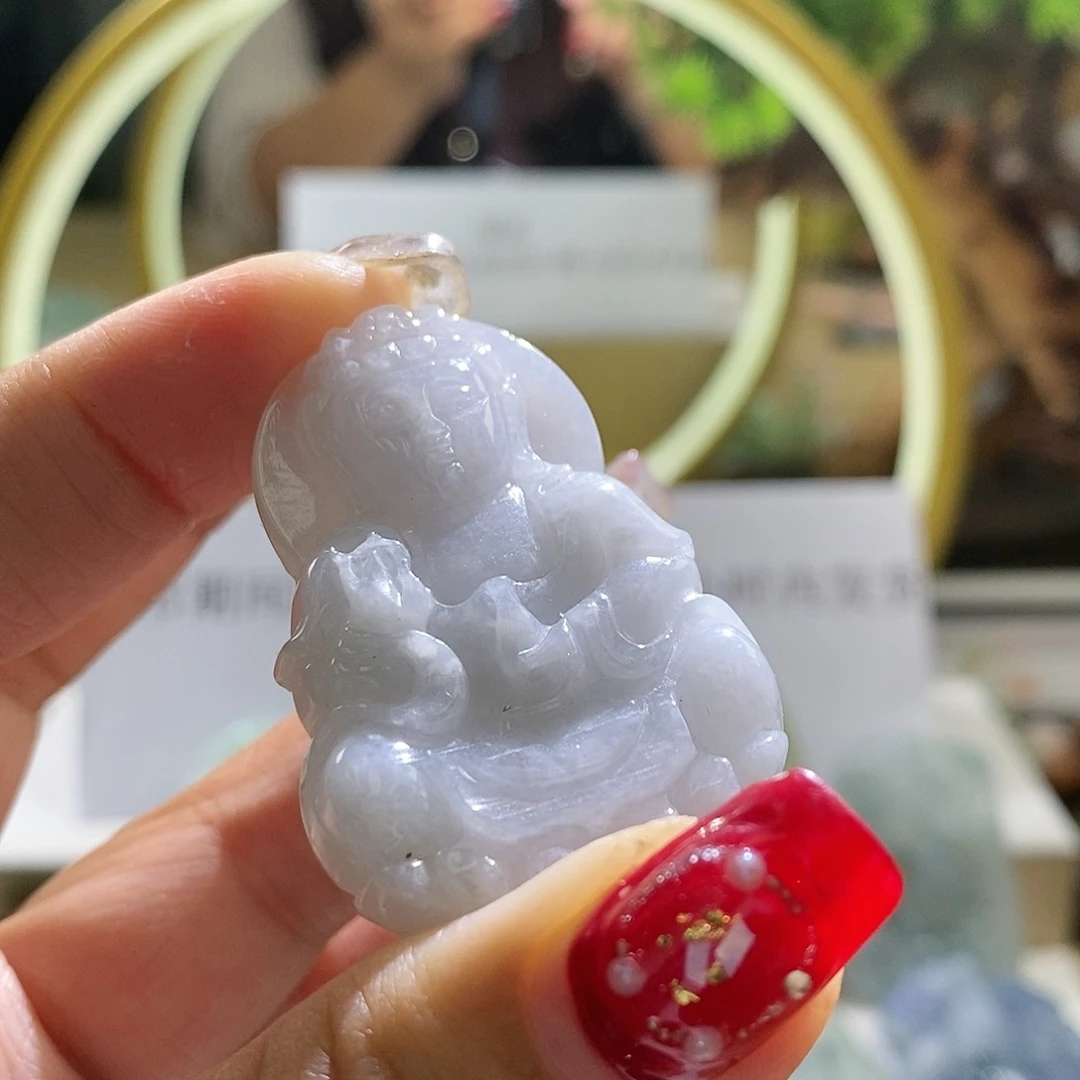 【闪购商品】翡翠颈饰未镶嵌观音