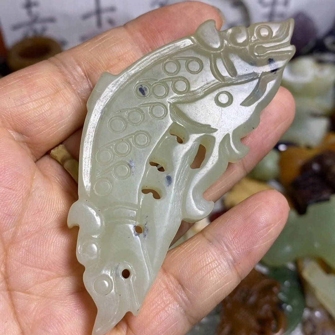 和田玉（糖玉）未镶嵌颈饰夜****玉