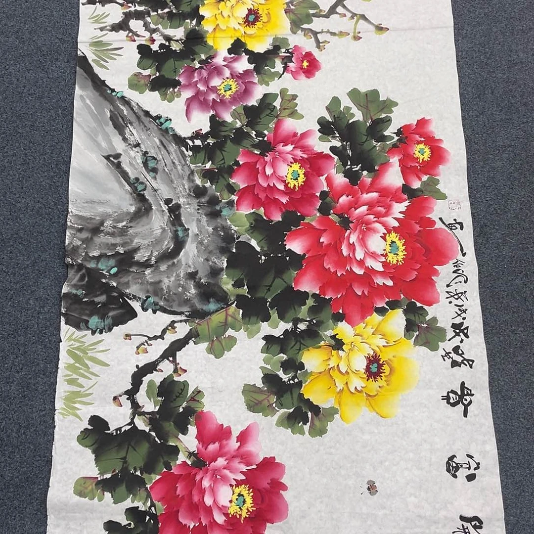 国画纯手绘字画宣纸
