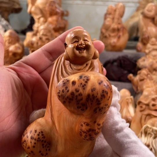 松***哥柏木（崖柏）崖柏手把件工艺品