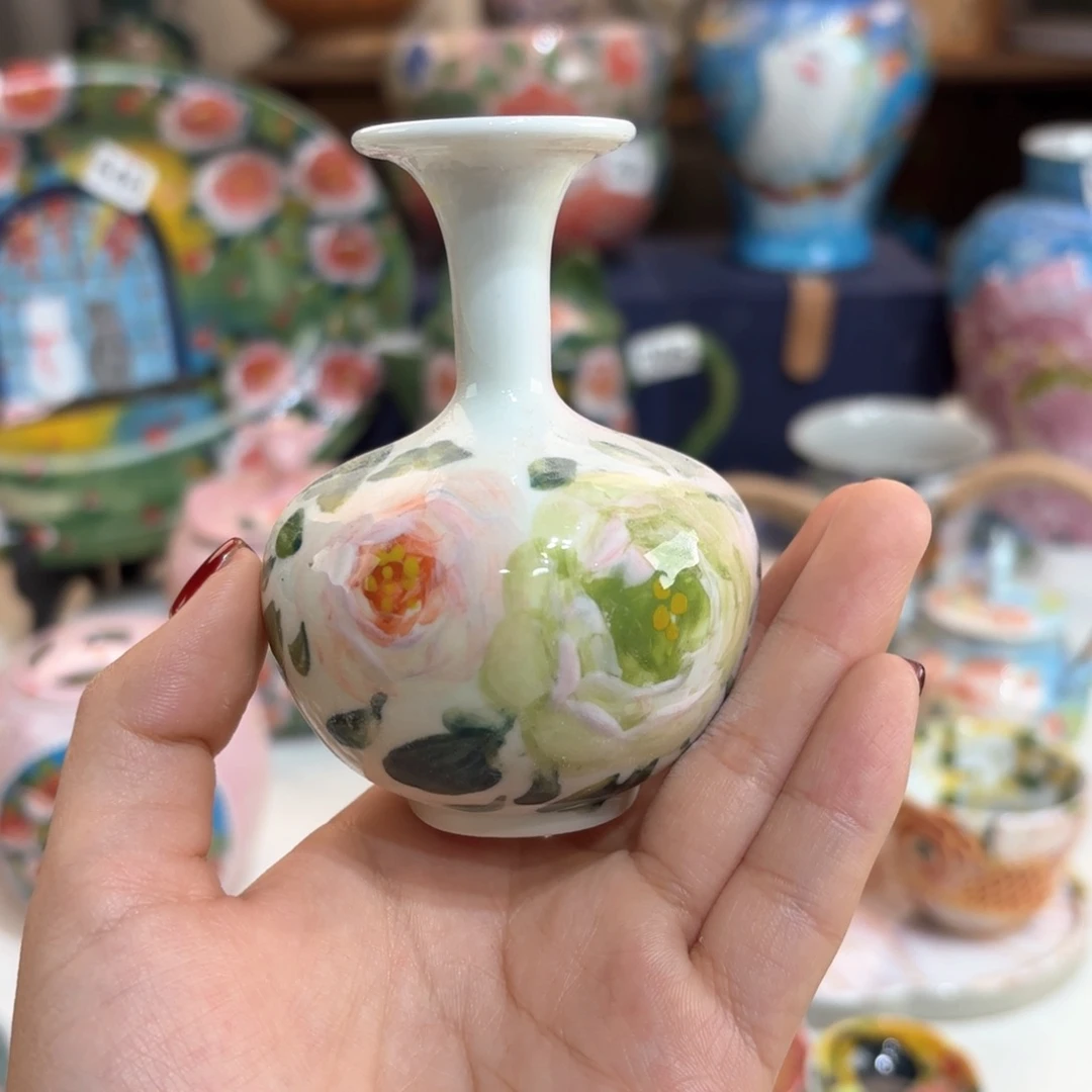 景德镇手绘高温釉下彩陶瓷茶具